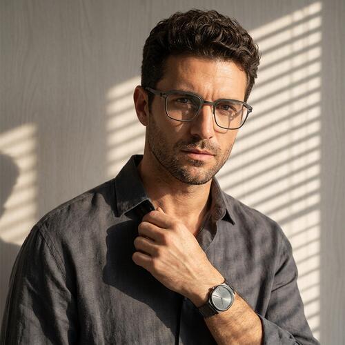 Simmons Gafas Cuadradas Grises