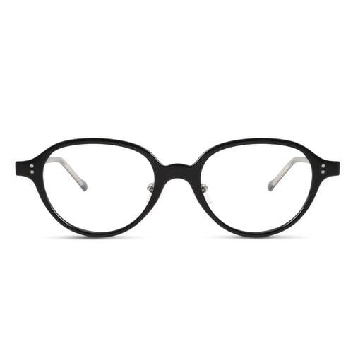 Nicholas Schwarze Ovale Brille