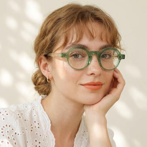 Ives Gafas Redondas Verdes