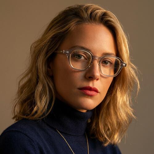 Griffith Gray Square Glasses