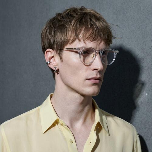 Troy Clear Round Glasses