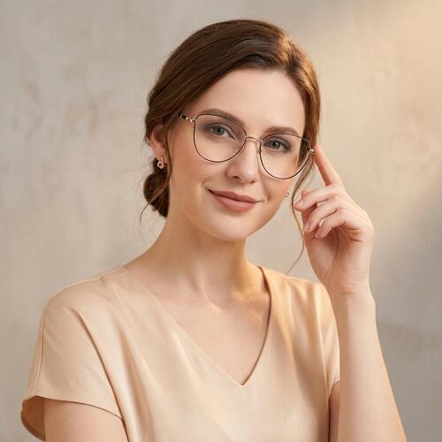 Fern Gafas Cat Eye Negras