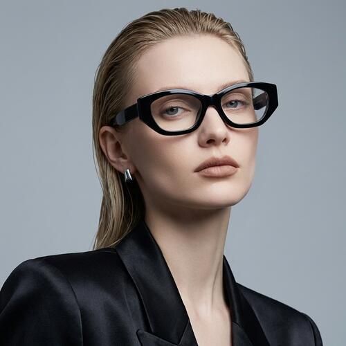 Mia Black Rectangle Glasses