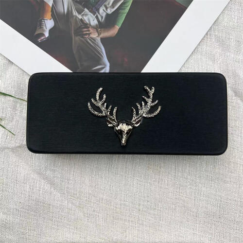 Alce de alce Negras Estuche para gafas