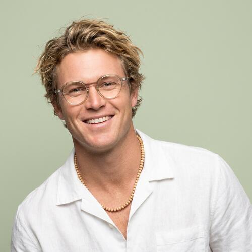 Bloor Gray Round Glasses