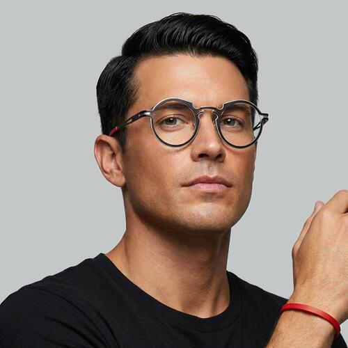 Macadam Black Round Glasses
