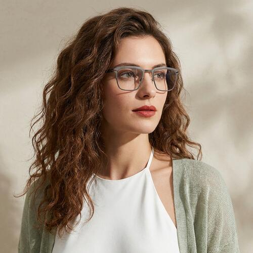 Haggai Gafas Cuadradas Grises