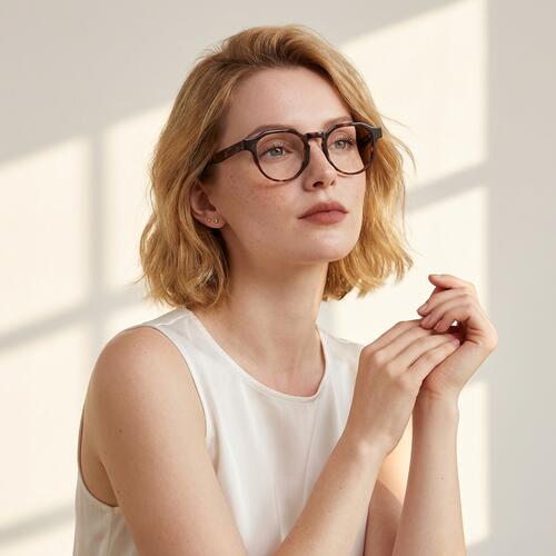 Bloor Havanna Runde Brille
