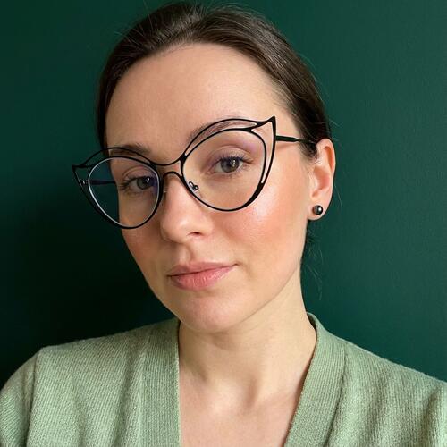 Bentham Black Cat Eye Glasses