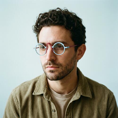 Stowe Blue Round Glasses