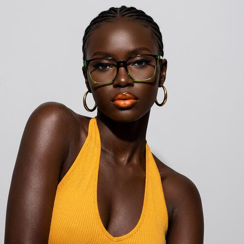 Jocelyn Green Square Glasses