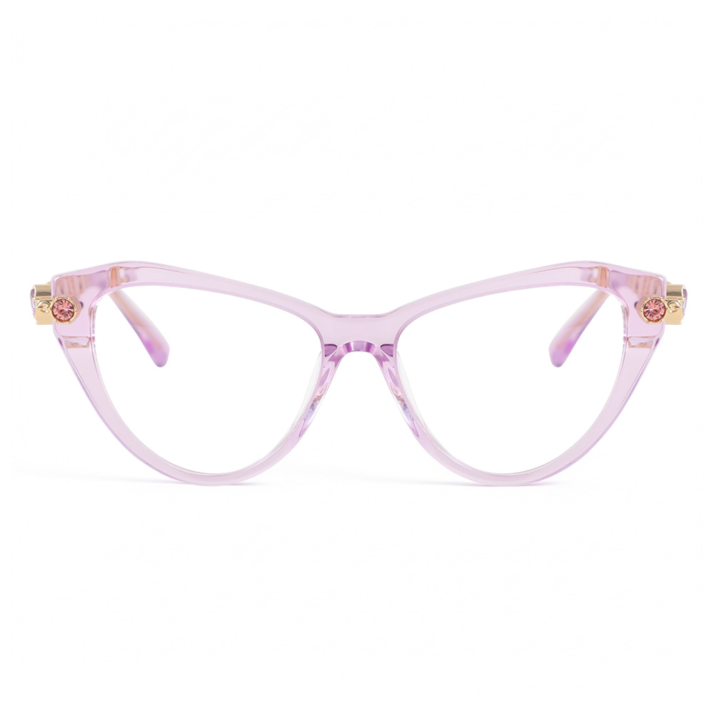 Adrienne Purple Cat Eye Glasses