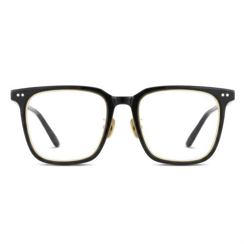 Adelaide Schwarze Quadratische Brille