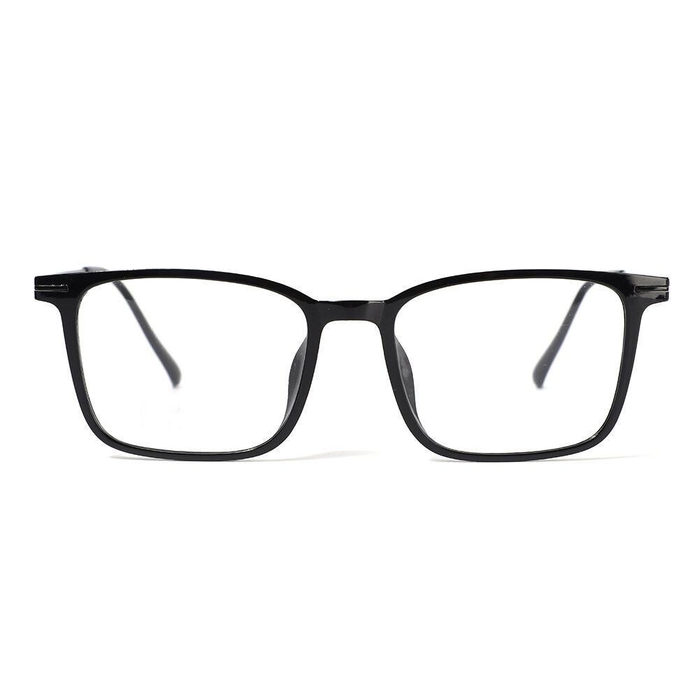 Wells Black Rectangle Glasses