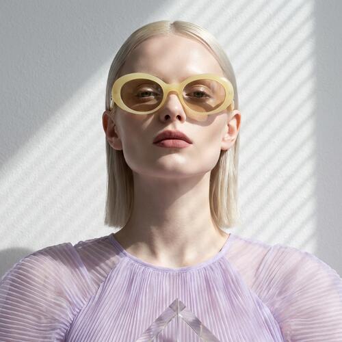 Smith Yellow Oval Sunglasses