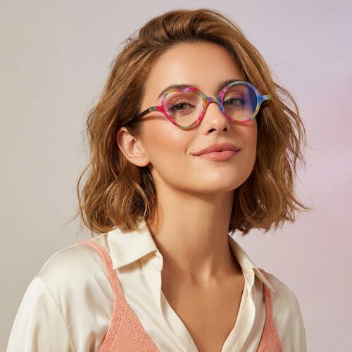 Jeremy Gafas Redondas Rosas
