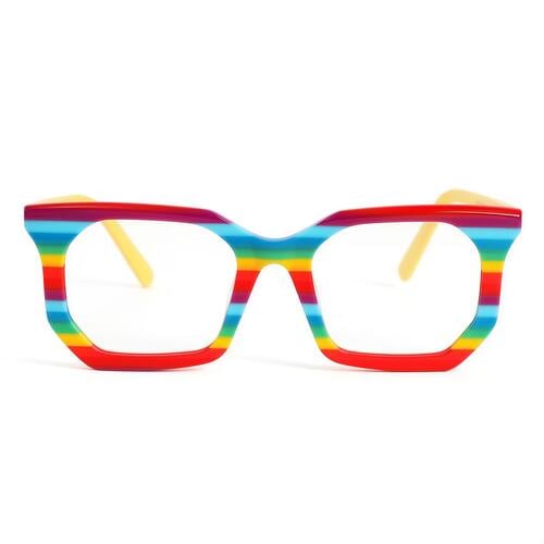 Polly Multicolor Square Glasses