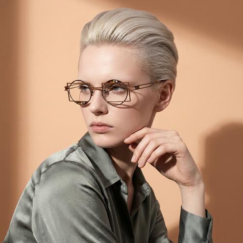 Harland Brown Round Glasses
