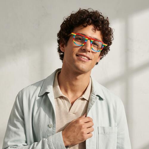 Maria Mehrfarbige Pilot Brille