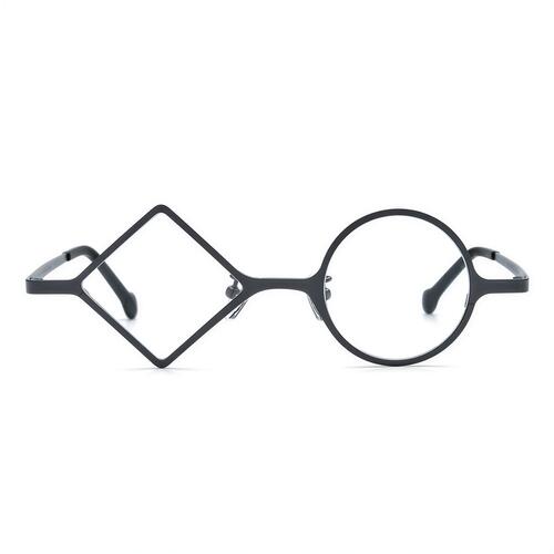 Violet Gray Round Glasses