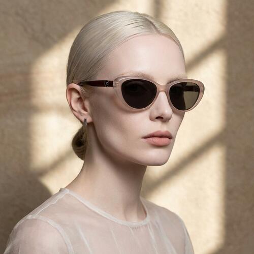 Christopher Champagne Cat Eye Sunglasses