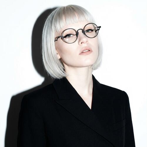 Margot Black Round Glasses