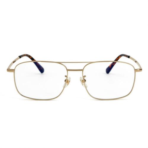 Charlie Goldene Pilot Brille