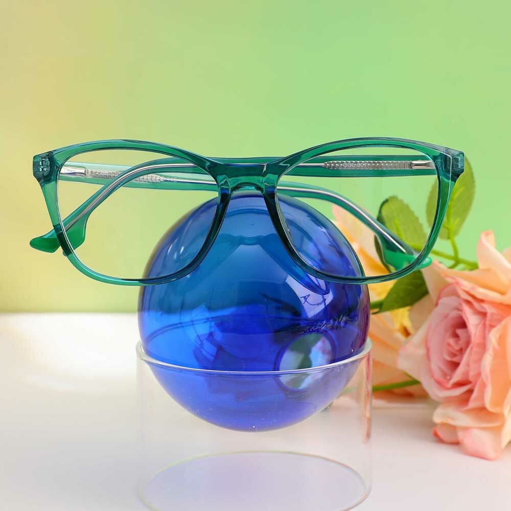 Evelyn Green Cat Eye Glasses