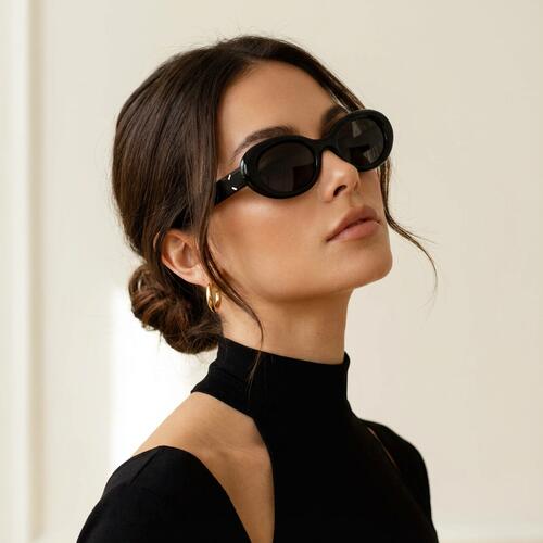 Isabella Gafas de sol Cat Eye Negras