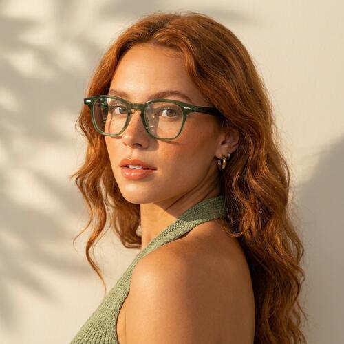 Reed Green Square Glasses