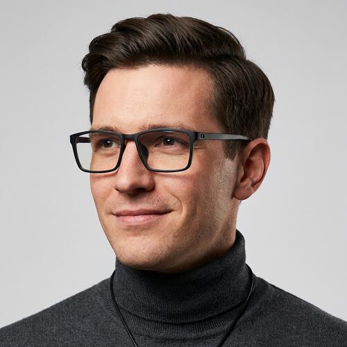 Madison Lunettes Rectangulaires Noires