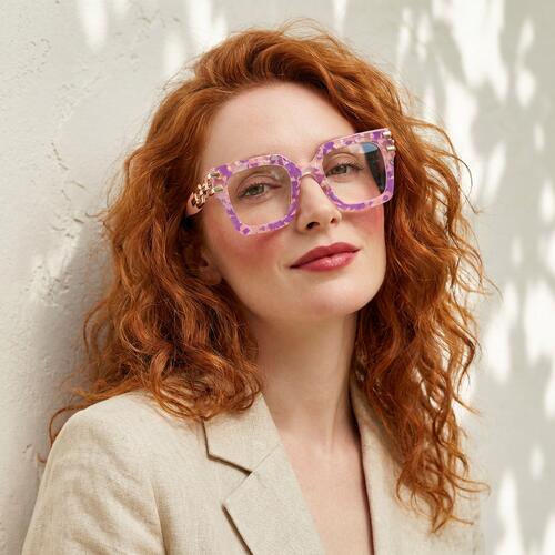 Nydia Gafas Cuadradas Rosas