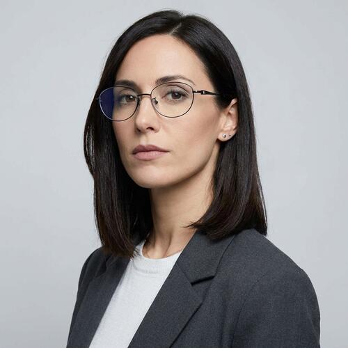 Nova Black Oval Glasses