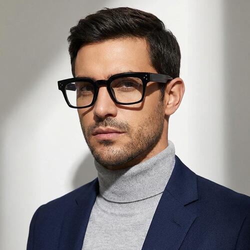 Rusk Gafas Cuadradas Negras