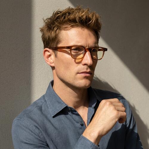 Shelley Brown Square Glasses