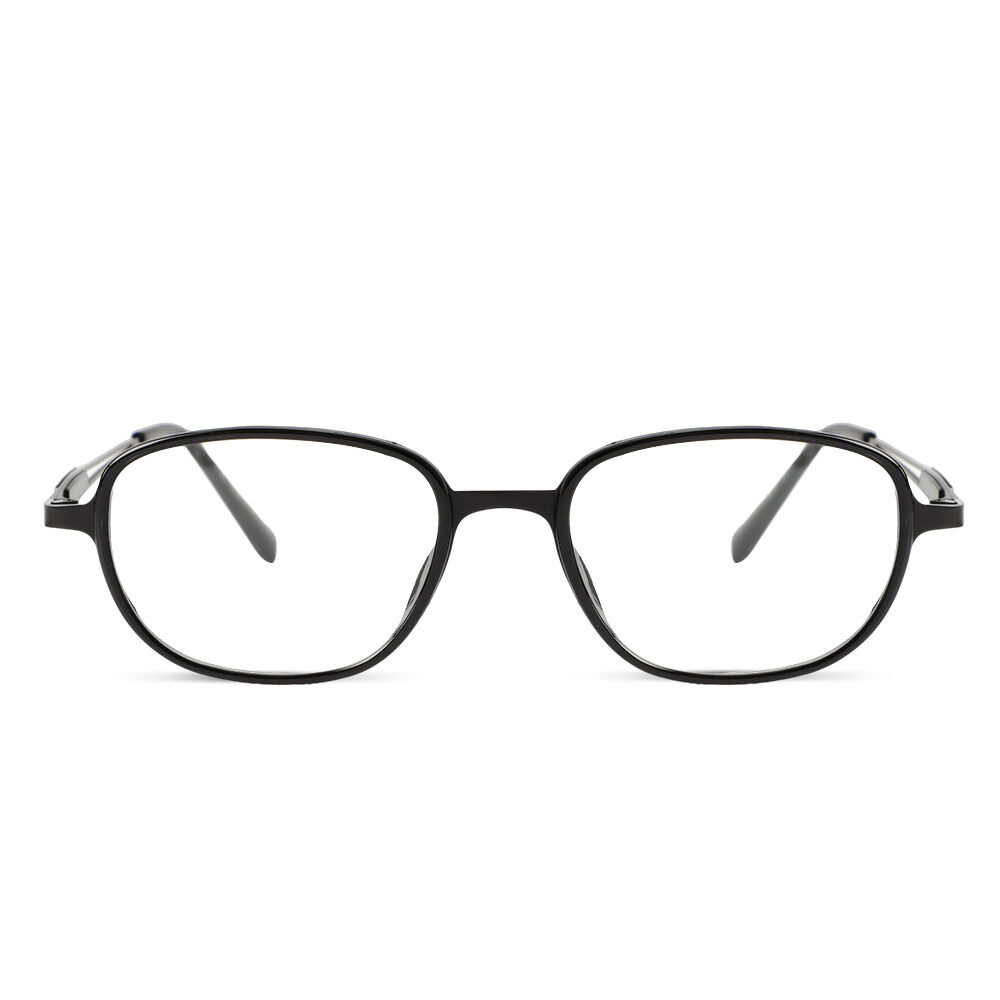 Marjorie Black Rectangle Glasses