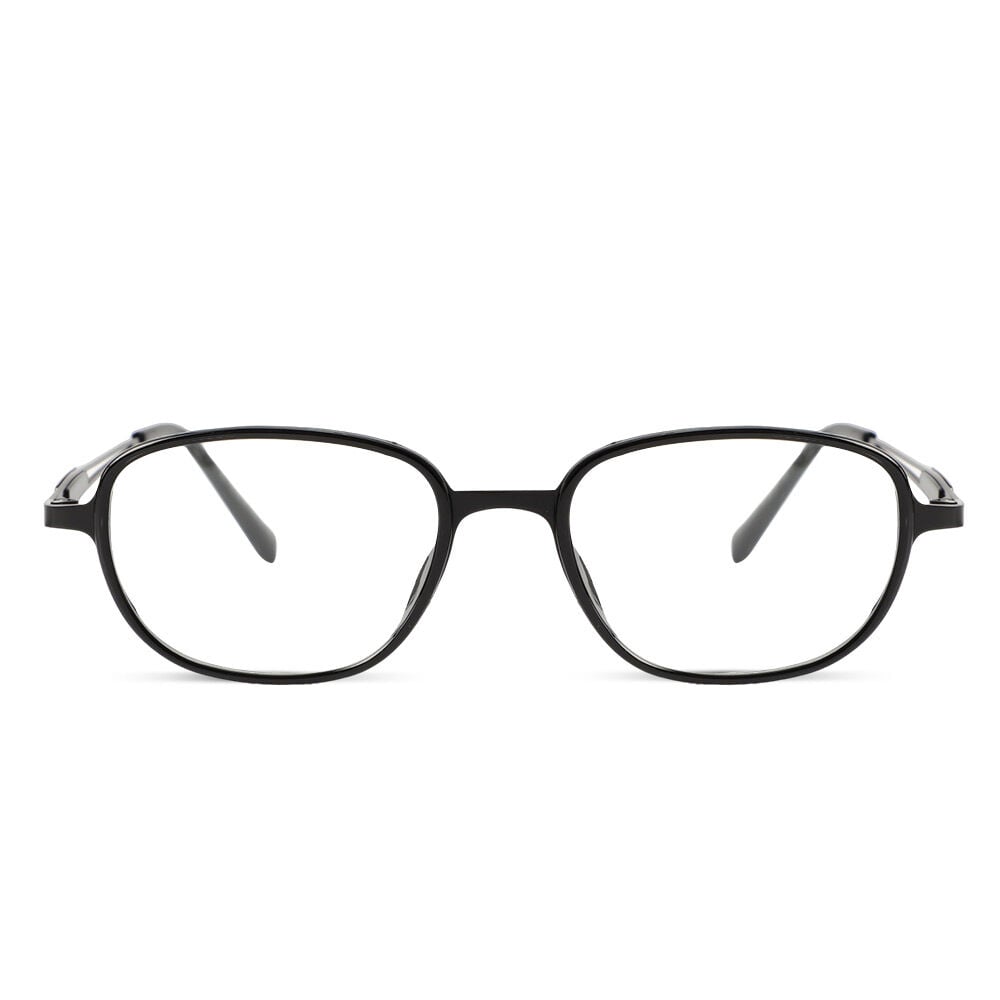 Marjorie Black Rectangle Glasses