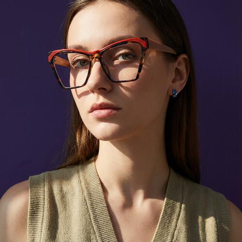 Rhys Tortoise Cat Eye Glasses