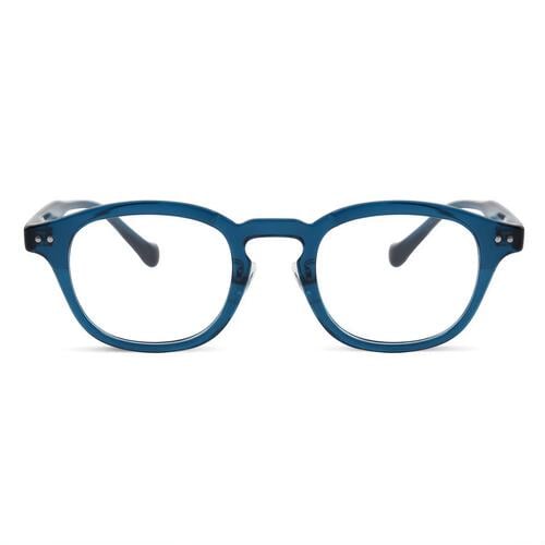 Stan Blaue Quadratische Brille