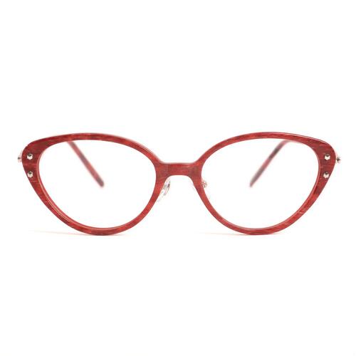 Wanda Red Cat Eye Glasses