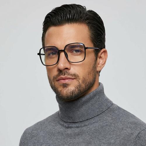 Visiona Gafas Cuadradas Negras