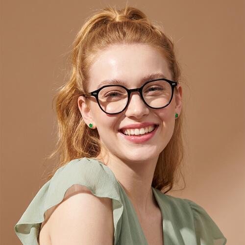 Camila Black Round Glasses