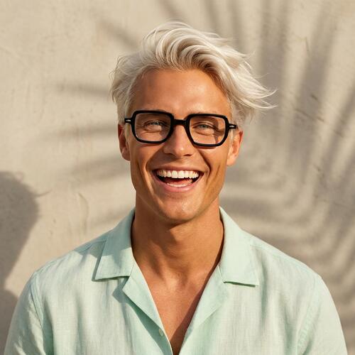 Claire Black Rectangle Glasses