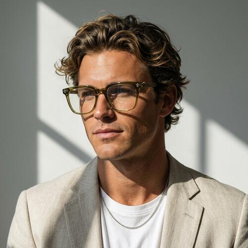 Dana Gafas Cuadradas Verdes