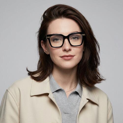 Chapman Lunettes Carrées Noires
