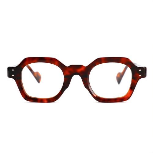 Bloomfield Red Geometric Glasses