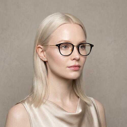 Penn Black Square Glasses