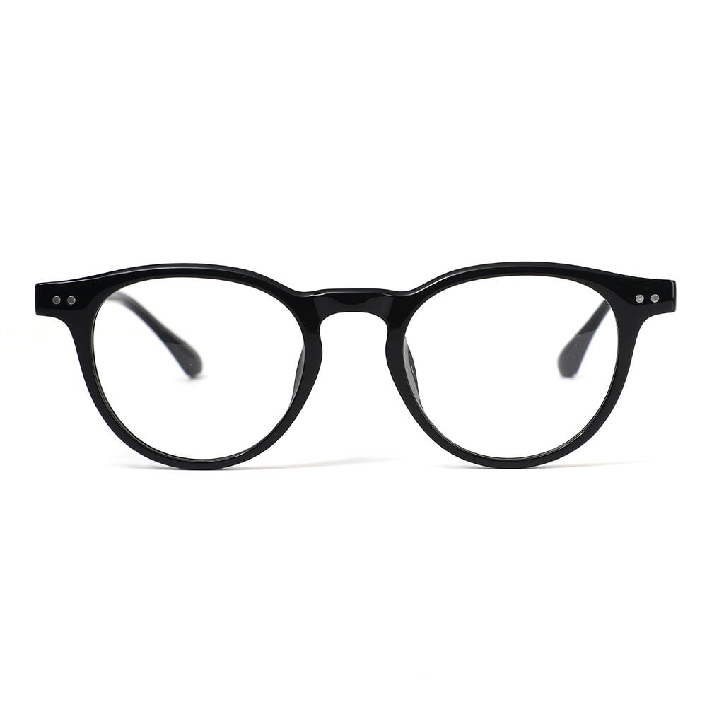 Monroe Black Round Glasses