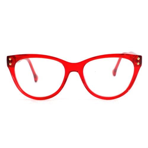 Bessemer Rote Cat Eye Brille