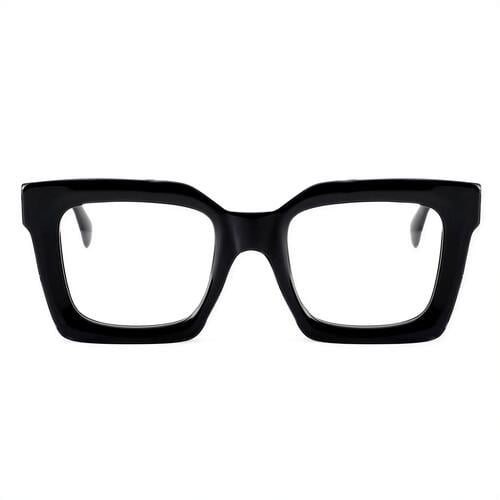 Steward Black Square Glasses
